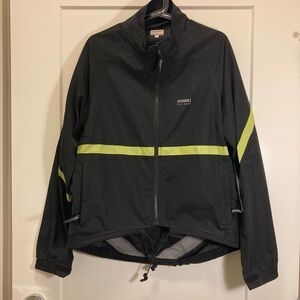 THE RUNNING  ROOM Sz S Reflective Band High Low Hem Light Jacket Unisex